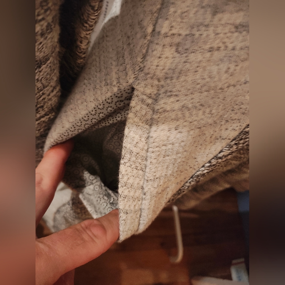 Anthropologie Monday Tuesday Wednesday Sweater Dress Large - Pockets - Gray/Gray - Picture 2 of 5